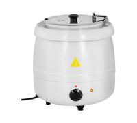 Soupière électrique - 10 l - Acier - Revêtement blanc | Royal Catering
