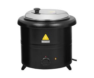Soupière électrique - 13 l - 600 W - Noire | Royal Catering
