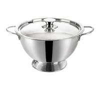 Soupière en acier avec couvercle 4,5 l
