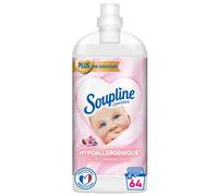 SOUPLINE Adoucissant concentré hypoallergénique pour bébé Amande douce 1,35 L