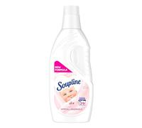 Soupline, Adoucissant Linge Dilué Hypoallergénique Amande, 1,5L, 29 lavages | Assouplissant textile pour peaux sensibles, Formule au lait d'amande douce, Actif à froid dès 25°C, Fabriqué en France