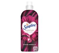Soupline, Adoucissant Parfum de Linge, Pivoine Impériale, 1L, 50 lavages | Assouplissant concentré haut de gamme élaboré par un maître parfumeur, Fragrance longue durée délicate de pivoine et guimauve