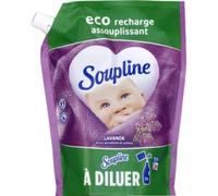 SOUPLINE - Eco-Recharge Adoucissant à Diluer - Parfum Lavande - 600ml