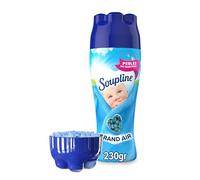 SOUPLINE Perles de Fraîcheur Longue Durée, Complément Idéal à Votre Lessive et à Votre Adoucissant Linge, Parfum Linge en Perles, Soupline Grand Air, 230g