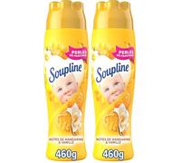 SOUPLINE - Perles de Fraîcheur Vanille - Booster de Parfum - Fraîcheur Intense Longue Durée - 460g (Lot de 2)
