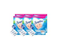 SOUPLINE Sachets Armoire Rafraîchissants, Parfum Air Frais, Parfume le Linge de Maison, Complément Idéal à l’adoucissant Linge, Désodorisant Armoire 6 Boîtes avec 3 Sachets - 18 sachets