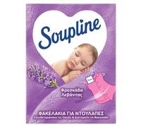 SOUPLINE - Sacs pour Armoire - Parfum Lavande Fraîcheur - Parfum pour Le Linge Pendant 6 semaines - Neutralise Les odeurs (Paquet de 1 Contenant 3 Sacs)