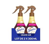 SOUPLINE Spray Brume de Linge Parfum Coco, Brume Parfumée pour Linge de Maison et Vêtements, Complément Idéal à Votre Lessive et à Votre Adoucissant Linge, Soupline Lot de 2 x 300 ml