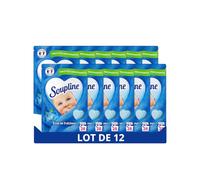 SOUPLINE Tablettes Adoucissantes Coeur Grand Air, Parfume le Linge de Maison, Douceur et Parfum Irrésistibles, Soupline Adoucissant Linge, Assouplissant Coeur 12x28 Tablettes = 336 Lavages