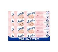 SOUPLINE Voile Sèche-Linge Adoucissant Douceur & Soin, Parfume le Linge de Maison, Complément Idéal à Votre Lessive et à Votre Adoucissant Linge, Pour Tous Sèche-Linges, Parfum Durable, 240 Lingettes