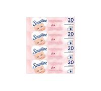 SOUPLINE Voile Sèche-Linge Adoucissant Douceur & Soin, Parfume le Linge de Maison, Complément Idéal à Votre Lessive et à Votre Adoucissant Linge, Pour Tous Sèche-Linges, Parfum Durable, 80 Lingettes