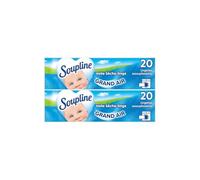 SOUPLINE Voiles Sèche-Linge Adoucissants Grand Air, Parfume le Linge de Maison, Parfum Longue Durée,Complément Idéal à Votre Lessive et à Votre Adoucissant Linge, 40 Lingettes Soupline Grand Air