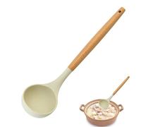 Souppe en Silicone - 32.3x8cm De Petites Spatules en Caoutchouc, Cuillère De Spatule en Silicone Blanche, Col Routeur À Manche Chaleur Ustensile De Cuisine | Spatule À Man