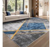 Sour Lemon Grand Tapis bohème Vintage antidérapant et Moelleux pour Salon, Chambre à Coucher - Lavable en Machine - 200 x 290 cm