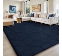 Sour Lemon Tapis 3D pour Salon, Chambre à Coucher, Salon, Extra Large, Lavable en Machine, antidérapant pour Chambre d'enfant, Chambre à Coucher, 200 x 290 cm, Gris