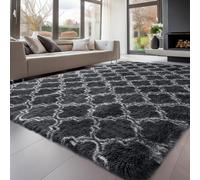 Sour Lemon Tapis de Salon, à Poils Longs, Tapis Chambre Gris, 140 x 200 cm, antidérapant, Extra Large, Moelleux et Moderne, pour Chambre à Coucher, Chambre d'enfant