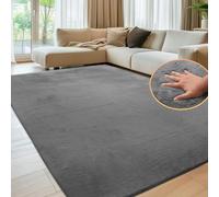 Sour Lemon Tapis Doux pour Le Salon, 120x160cm en Fourrure de Lapin, Poils Courts, Antidérapant, Moderne pour la Chambre à Coucher, Décoration Luxueuse