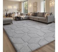 Sour Lemon Tapis Pelucheux Extra Large pour Salon, Chambre à Coucher, Salon, Chambre d'enfant, Chambre à Coucher, 685 x 948 cm, Gris