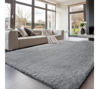 Sour Lemon Tapis pour salon 200x300cm, tapis de sol gris pour chambre à coucher, tapis moelleux et pelucheux antidérapant lavable extra grand pour salon et chambre d'enfants