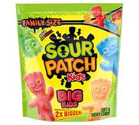 Sour Patch Kids Bonbons doux et moelleux pour grands enfants, taille familiale, bonbons en vrac, 0,8 kg