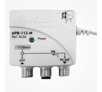 Source d'alimentation à découpage pour amplificateur de mât avec entrées terrestre et satellite, 12 V/100 mA, 2 sorties RF.