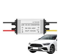 Source d'alimentation de courant continu 24 V à 12 V - Régulateur de tension, convertisseur réducteur de tension, pour camion, véhicule récréatif RV, module électronique automobile