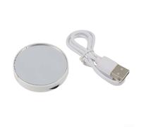 Source de lumière LED réglable alimentée par USB pour illuminateur de microscopie organique et miroir, entrée 5 V, puissance 5 W, intensité lumineuse réglable, boîtier en plastique