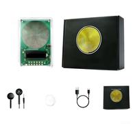 Source de signal d'onde sinusoïdale stable Réglage numérique de la fréquence 0,01 Hz à 100 000 Hz pour les tests de recherche de résonance Schumann 7,83 Hz (plaqué argent)