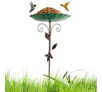 Source des Oiseaux extérieurs - Boire des Oiseaux de Patio - de consommation de Boisson métallique réglable en Hauteur antigielo pour Cette Fontaine à consommation de Givre et la terrasse extér