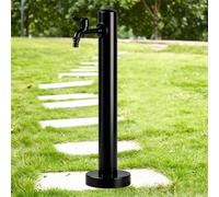 Source d'hydratation extérieure autoportante, colonne d'eau verticale, acier inoxydable, bouche d'incendie, source d'eau antigel, robinet étendu 15 cm(Height: 95cm/37.4in)