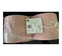 SOURCE HYGIENE Lot 2 Bobines Ouate Chamois Rose - 2 Épaisseurs Gaufré - 19x24 cm - 1000 Feuilles - 20gr