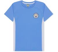 Source Lab Manchester City Poly T-Shirt Juniors Bleu 7 - 8 ans Male