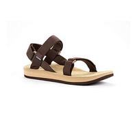 Source Leather Sandale Homme, Marron Tanin, 45 EU