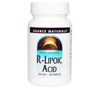 Source Naturals, Acide R-Lipoïque, 100 mg, 60 Comprimés