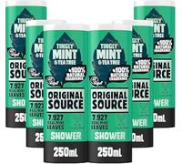 Source Shower Gel original Menthe et Tea Tree Pack 250 ml de 6