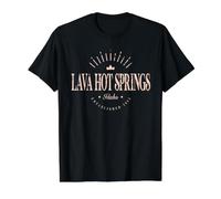 Sources Chaudes de Lave en Idaho | Sources Chaudes de Lave ID Modern T-Shirt Graphique avec Valeur