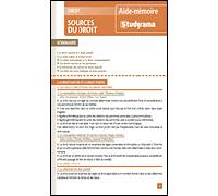 Sources du droit Aide-mémoire - Collectif - Studyrama Eds - broché - Etude