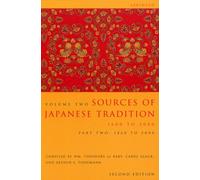 Sources Of Japanese Tradition, Abridged