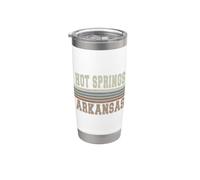 Sources thermales rétro de l'Arkansas Gobelet isotherme en acier inoxydable double paroi