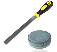 SourceTon Lot de 2 aiguiseurs multi-usages double grain et lime à hache rectangulaire