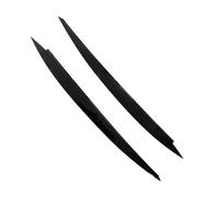 Sourcil de phare Ajustement pour-VW GOLF 7.5 GTI GTE GTD 2013-2020 phares sourcils paupières autocollants revêtement d'habillage phare sourcil garniture(Gloss Black)