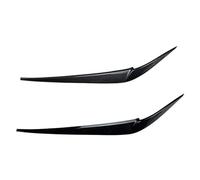 sourcil de Phare Avant Becquet Phare Antibrouillard Avant En Fiber De Carbone, Décoration Pour BMW X3 X4 G01 G02 2018 + Phare Sourcil(Carbon Look)