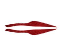sourcil de Phare Avant Pour BMW Série 3 E90 318i 320i 325i 2005 2006 2007 2008 Phare Voiture Sourcils Paupières Revêtement D'habillage Décor Autocollants Phare Sourcil(Red)