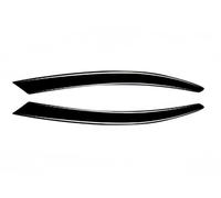 sourcil de Phare pour A6 C6 4F 2004 2005 2006 2007 2008 2009 Piano Noir Phare de Voiture Sourcils paupière Couverture Garniture Autocollants phares Sourcils