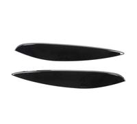 sourcil de Phare pour Benz pour Smart 453 pour Fortwo pour Forfour 2015 2016 2017 2018 2019 2020 emblème Phare sourcil Gauche Droite ABS phares Sourcils(Glossy Black)