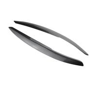 sourcil de Phare pour VW pour Polo Mk5 6R 6C 2010 2011 2012 2013 2014 2015 2016 2017 Lampe Frontale Voiture Sourcil Paupière ABS Capots Bordure Phare Sourcil(Carbon Fiber)