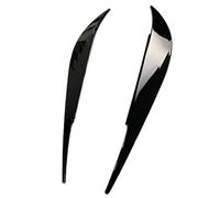 Sourcil Phare Voiture Pour BMW Série 4 F32 F33 F36 M4 420d 420i 425d 430i 435i 440i 2013-2021 Tuning ABS Carbon Look Brillant Phare Sourcils Paupières Garniture Paupières Voiture(Gloss Black)