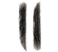 Sourcils artificiels, faux sourcils, vrais cheveux | 1 paire de faux sourcils en dentelle,Sourcils réutilisables en vrais cheveux, sourcils respirants faits à la main pour costume de cosplay