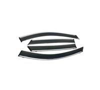 Sourcils de fenêtre de voiture Compatible Pour Honda CRV CR-V 2007-202 Déflecteur de fenêtre pare-pluie garniture de moulage en acier inoxydable(2023-2025)