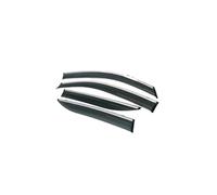 Sourcils de fenêtre de voiture Compatible Pour Honda CRV CR-V 2007-202 Déflecteur de fenêtre pare-pluie garniture de moulage en acier inoxydable(2007-2011)